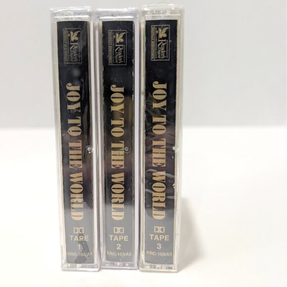 Vtg Readers Digest New Joy To The World CASSETTE Tapes 1-3 Factory Sealed 1994 - Picture 3 of 6
